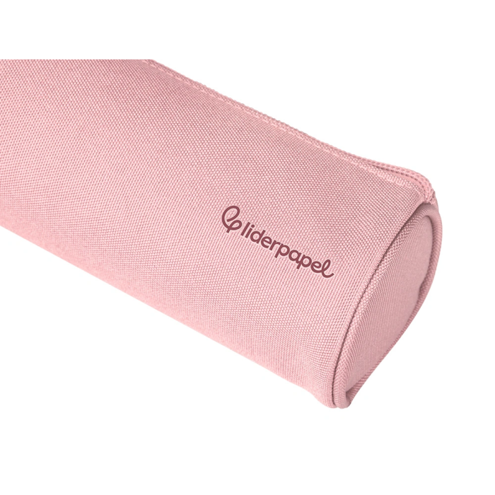 Liderpapel Estuche Portatodo Classic Cilíndrico Ancho Rosa 210x70mm 5
