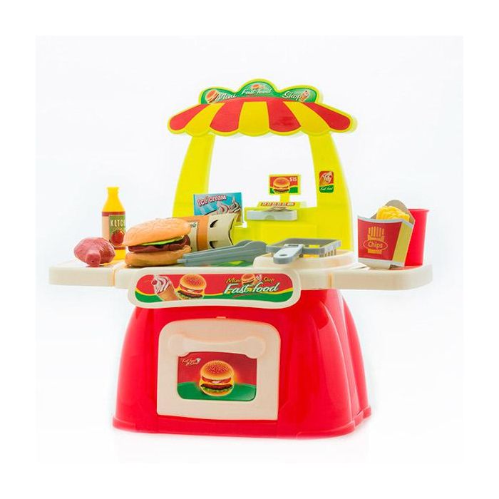 Juego de Comida Rápida con Accesorios Junior Knows 3 Juego de Comida Rápida con Accesorios Junior Knows 3