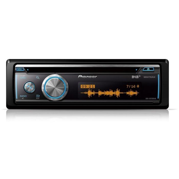 Pioneer DEH-X8700DAB Radio de Coche 1 DIN con CD, USB, Bluetooth, DAB+, MOSFET, Ecualizador 5 bandas, 4x50W
