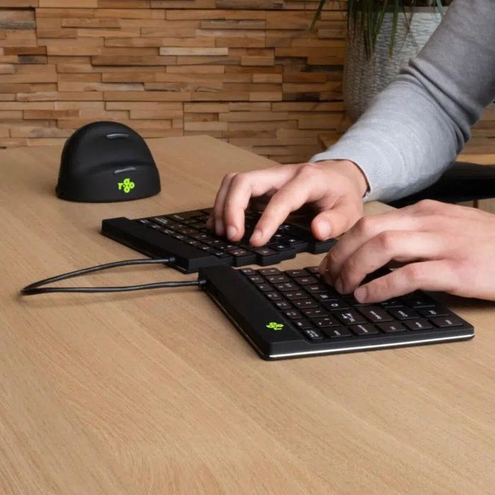 R-Go Tools Ergonomic keyboard R-Go Split Break with break software, ergonomic split keyboard, QWERTY (ES), Bluetooth, black 4 R-Go Tools Ergonomic keyboard R-Go Split Break with break software, ergonomic split keyboard, QWERTY (ES), Bluetooth, black 4