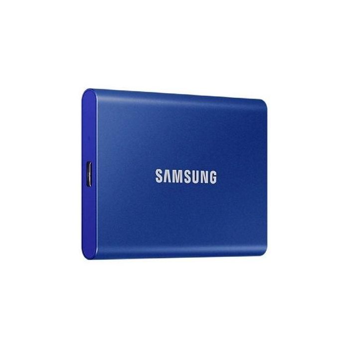 Samsung MU-PC2T0H/WW Disco Externo SSD Portátil T7 Touch 2TB Azul USB 3.2 Gen2 1050/1000 MB/s Cifrado AES 256