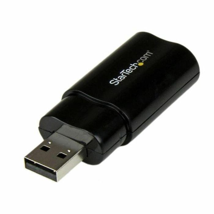 Tarjeta de Sonido Externa USB Startech ICUSBAUDIOB Negro 3 Tarjeta de Sonido Externa USB Startech ICUSBAUDIOB Negro 3