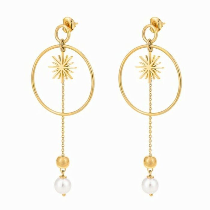Pendientes Mujer Folli Follie 3E19S130YW (7,3 cm) Pendientes Mujer Folli Follie 3E19S130YW (7,3 cm)