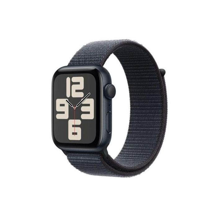 Apple Watch SE GPS A2723 Smartwatch 44mm Aluminio Medianoche, Monitoreo de Salud, Sumergible hasta 50m