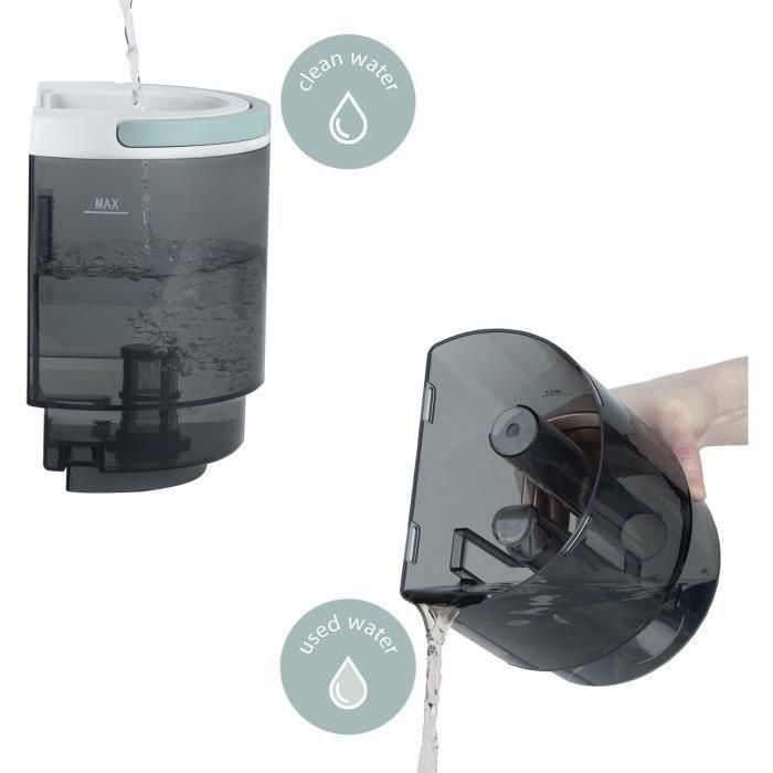 Hkoenig TWT88 HKO3701335309253 Limpiador Textil con Agua Caliente 1200W, 1600ml, 290ml/min, Blanco 5 Hkoenig TWT88 HKO3701335309253 Limpiador Textil con Agua Caliente 1200W, 1600ml, 290ml/min, Blanco 5