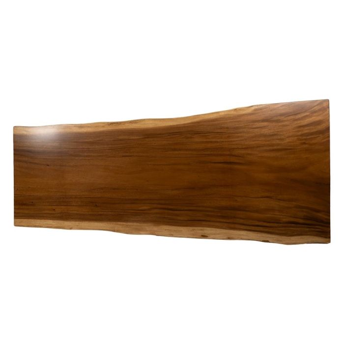 Mesa Comedor Natural Madera-Hierro Salón 200 X 80 X 80 cm