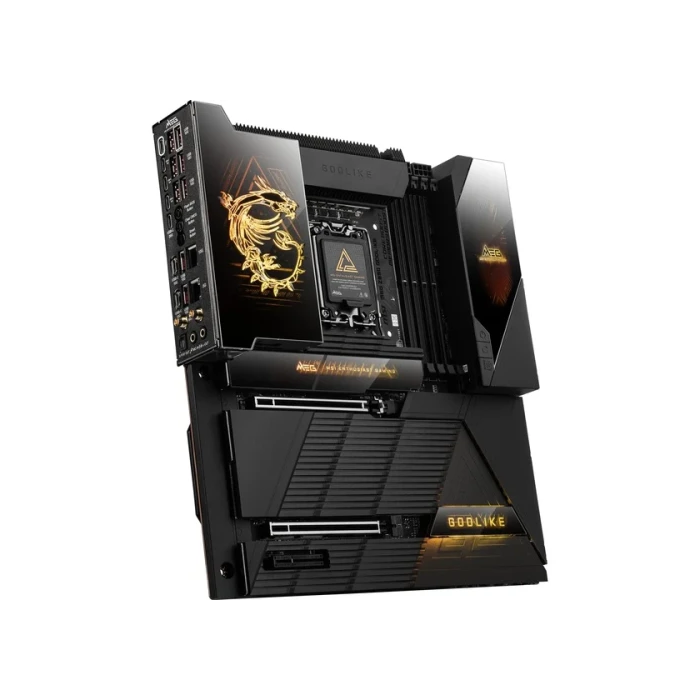 Placa MSI Meg Z890 Godlike,Intel,1851,Z890,4Ddr5,256Gb,2Thunberboalt,6M.2+4Sata6G,13Usb3.2+2Usb4.0,2Gblan10G+5G+Wifi7+Bt5.4,E-Atx Placa MSI Meg Z890 Godlike,Intel,1851,Z890,4Ddr5,256Gb,2Thunberboalt,6M.2+4Sata6G,13Usb3.2+2Usb4.0,2Gblan10G+5G+Wifi7+Bt5.4,E-Atx