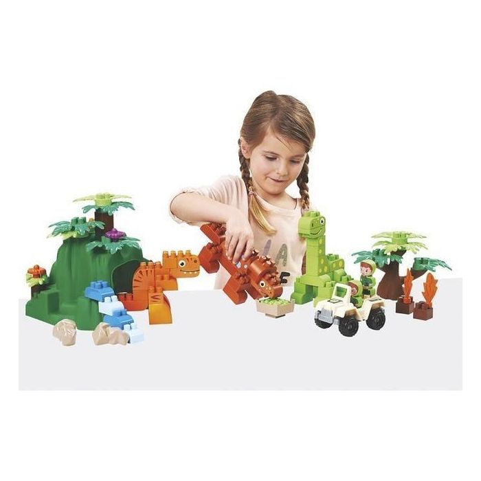 Ecoiffier Abrick Juguete de Construcción Dinoland con 3 Dinosaurios, Isla, Todoterreno y 2 Personajes – 18 meses+ 1 Ecoiffier Abrick Juguete de Construcción Dinoland con 3 Dinosaurios, Isla, Todoterreno y 2 Personajes – 18 meses+ 1