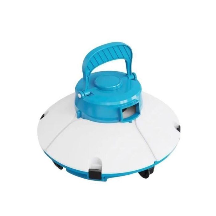 BESTWAY Robot aspirador Frisbee para piscinas de fondo plano 5x3m - Inalámbrico, Autonomía 60 min, Filtro de acero inoxidable BESTWAY Robot aspirador Frisbee para piscinas de fondo plano 5x3m - Inalámbrico, Autonomía 60 min, Filtro de acero inoxidable