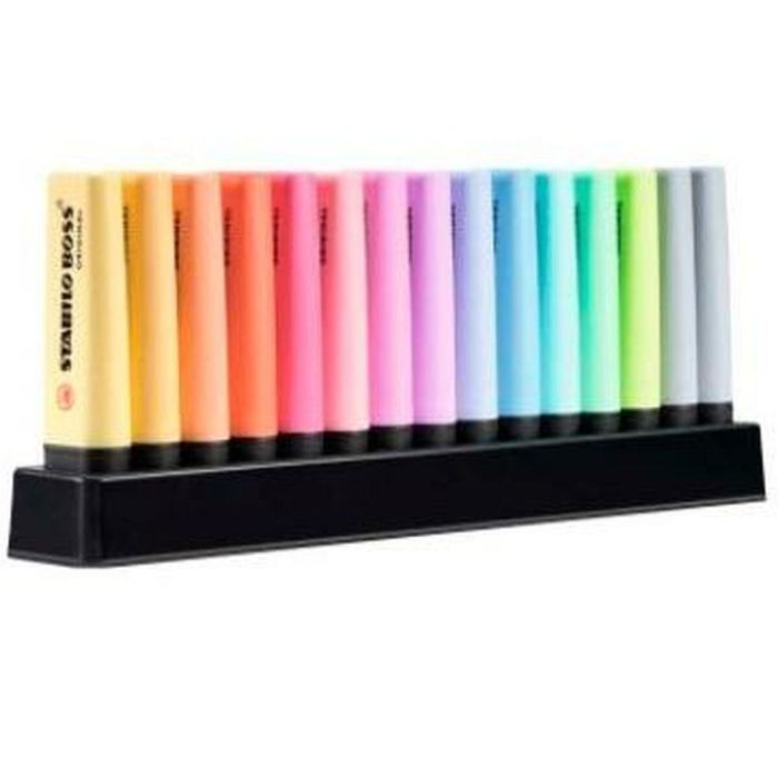 Set de Marcadores Fluorescentes Stabilo Boss Multicolor (5 Unidades) 1 Set de Marcadores Fluorescentes Stabilo Boss Multicolor (5 Unidades) 1