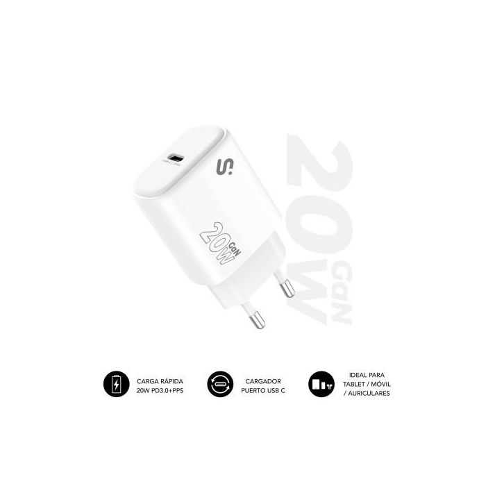 Subblim Cargador Usb-C Gan 20W , Power Delivery 3.0 &Amp; Pps, Enchufe Rápido para Iphone 16-12, Ipad, Galaxy S24-S20, Pixel 9-6, Xiaomi, Ultraportátil, Seguro y Certificado 0 Subblim Cargador Usb-C Gan 20W , Power Delivery 3.0 &Amp; Pps, Enchufe Rápido para Iphone 16-12, Ipad, Galaxy S24-S20, Pixel 9-6, Xiaomi, Ultraportátil, Seguro y Certificado 0