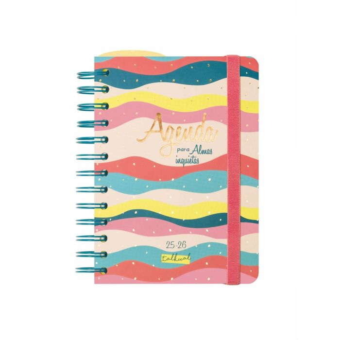 Finocam Agenda Talkual Espiral Doble 8º Svh Tapa Dura Almas 2025-2026, Diseño a Todo Color con Pegatinas Temáticas Finocam Agenda Talkual Espiral Doble 8º Svh Tapa Dura Almas 2025-2026, Diseño a Todo Color con Pegatinas Temáticas