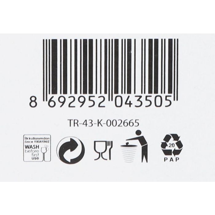 Lav Set 6 Copas Licor Misket 55cc Ø4.5x11.2cm (4 Cajas)