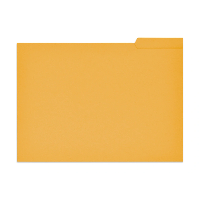 Gio Subcarpeta Con Pestaña Lateral Derecha Folio Cartulina 250 gr Amarillo Intenso -50U- 1 Gio Subcarpeta Con Pestaña Lateral Derecha Folio Cartulina 250 gr Amarillo Intenso -50U- 1
