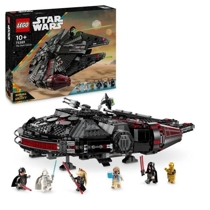 LEGO 75389 Star Wars El Halcón Negro, Vehículo Construible para Niños