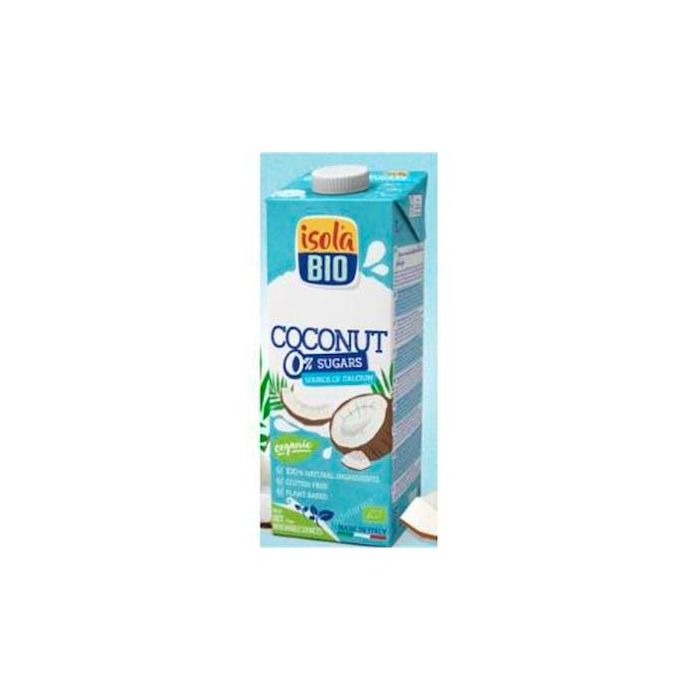 ISOLA Bebida Vegetal de Coco 6x1L Bio Sin Azúcares Añadidos