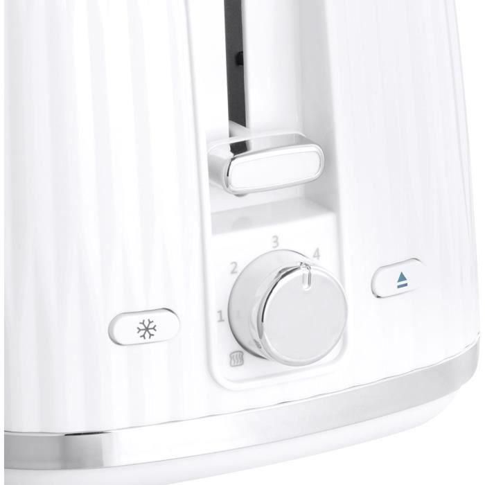 Tostadora - RUSSELL HOBBS - EDEN - 800 W - 2 ranuras - Blanca 2 Tostadora - RUSSELL HOBBS - EDEN - 800 W - 2 ranuras - Blanca 2