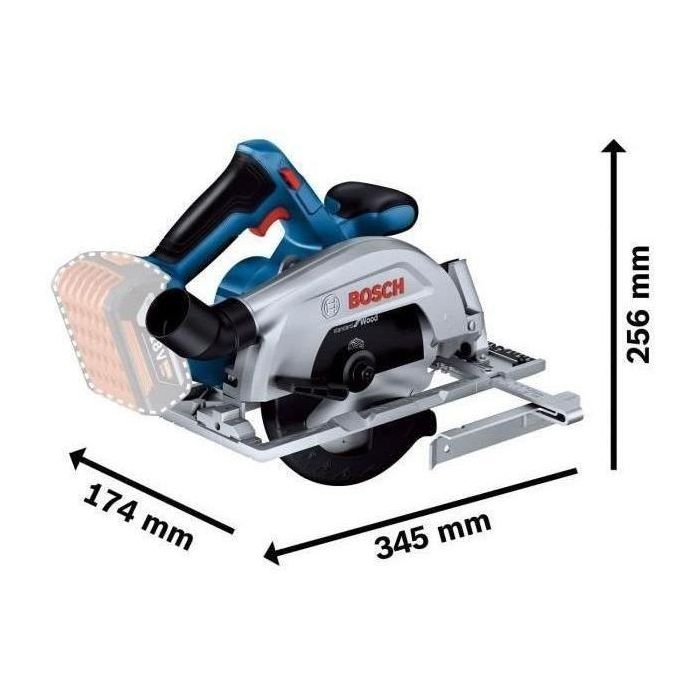 Bosch Professional GKS 18V-57-2 Sierra circular (sin batería) 2 Bosch Professional GKS 18V-57-2 Sierra circular (sin batería) 2