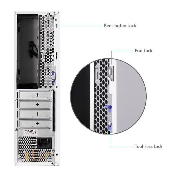 Mini Chieftec UNI Series BE-10W-300 white 2 Mini Chieftec UNI Series BE-10W-300 white 2
