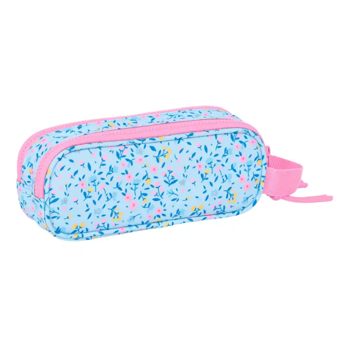 Portatodo Doble Vicky Martín Berrocal Paraíso Rosa Azul claro 21 x 8 x 6 cm 1