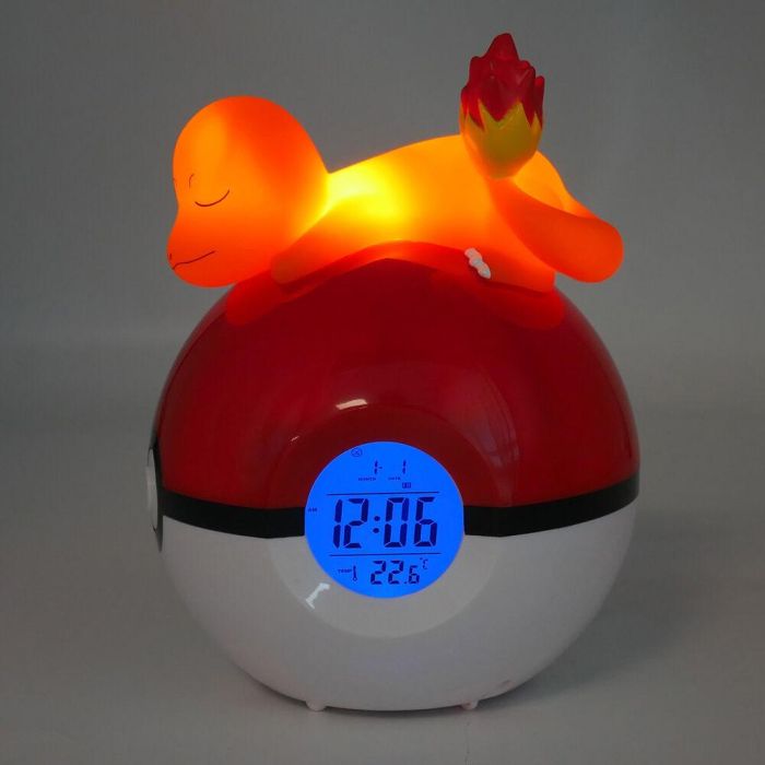 Lampara despertador Led Charmander Pokeball Pokemon 5 Lampara despertador Led Charmander Pokeball Pokemon 5