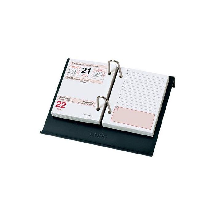 Porta Calendario Plastico Negro