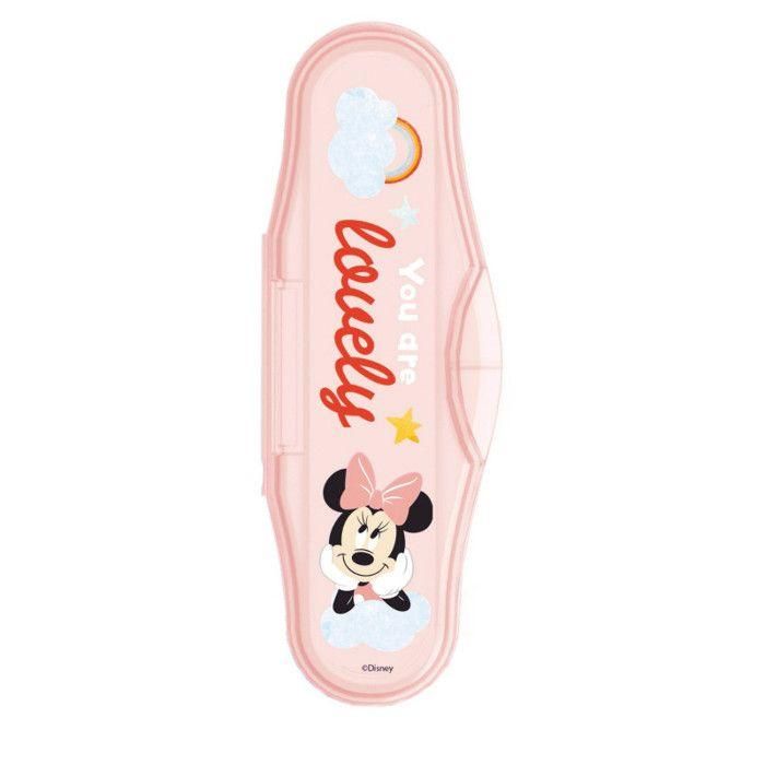 Pack comida THERMOBABY MINNIE 1ª edad - 1 mordisqueador + 1 bol + 1 taza con asa + 2 cucharas 5