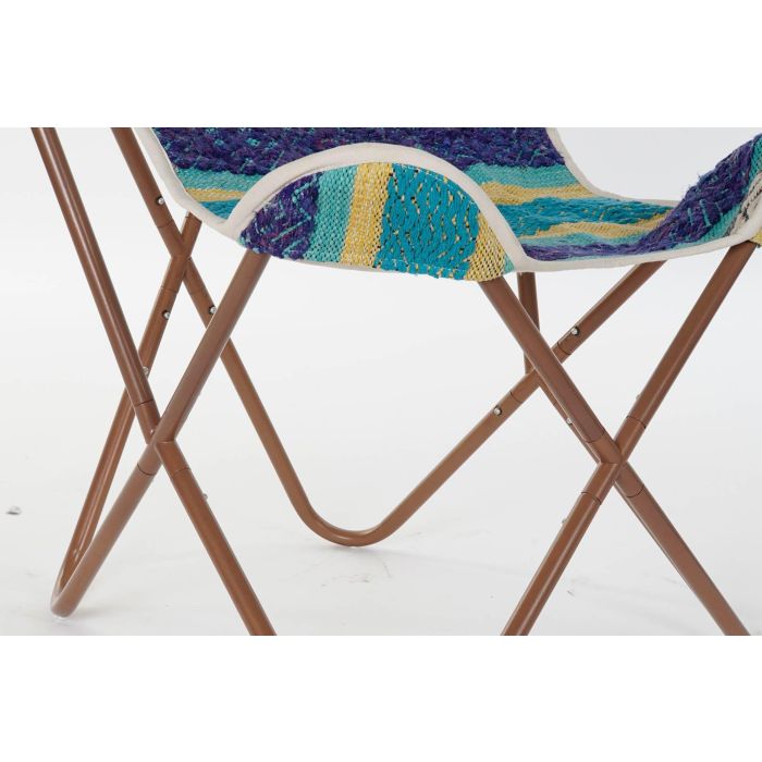 Sillon Indio DKD Home Decor Azul Marino 65 x 90 x 74 cm 3 Sillon Indio DKD Home Decor Azul Marino 65 x 90 x 74 cm 3