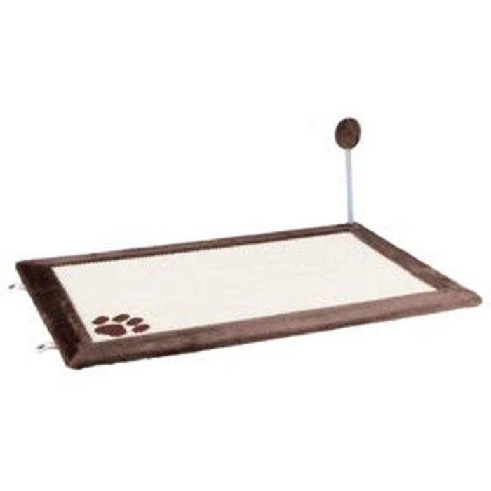 Trixie TRI4047974043233 Alfombra Rascadora con Juguete de Sisal y Felpa, 70x45 cm, Natural/Marrón 4 Trixie TRI4047974043233 Alfombra Rascadora con Juguete de Sisal y Felpa, 70x45 cm, Natural/Marrón 4