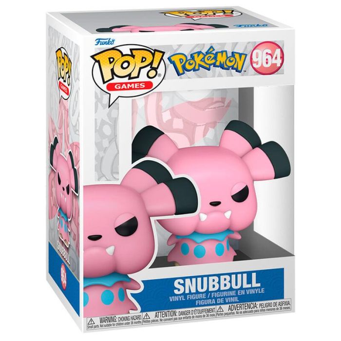 Funko Pop Pokemon Snubbull 70929 - Figura de vinilo de 9 cm 1 Funko Pop Pokemon Snubbull 70929 - Figura de vinilo de 9 cm 1