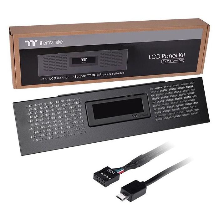 Thermaltake LCD Panel Kit Black for The Tower 500 4 Thermaltake LCD Panel Kit Black for The Tower 500 4