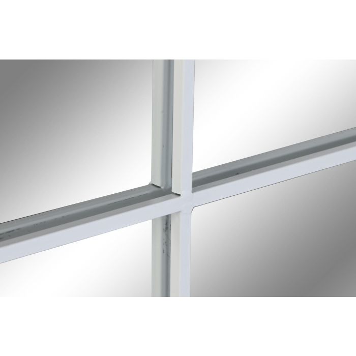 Espejo Scandi DKD Home Decor Blanco 2 x 122 x 122 cm 2