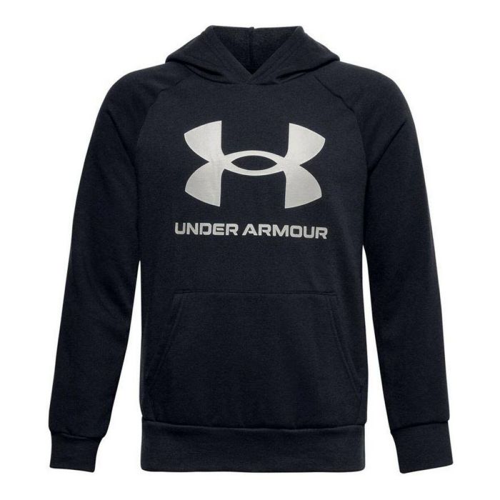 Sudadera con Capucha Niño Under Armour Fleece Rival Big Logo Negro 0 Sudadera con Capucha Niño Under Armour Fleece Rival Big Logo Negro 0