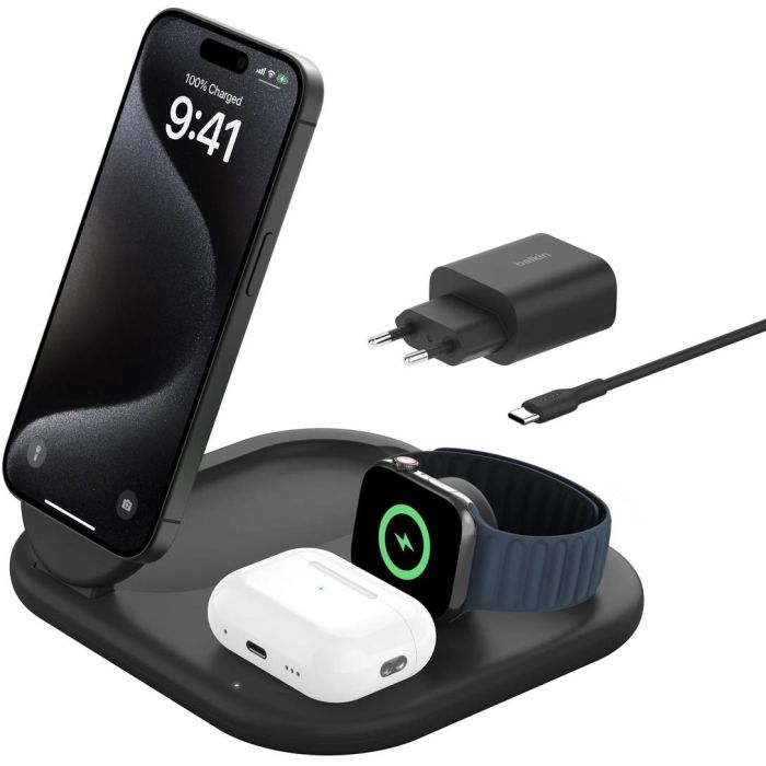 Cargador Inalámbrico Belkin WIZ029VFBK 1 Cargador Inalámbrico Belkin WIZ029VFBK 1