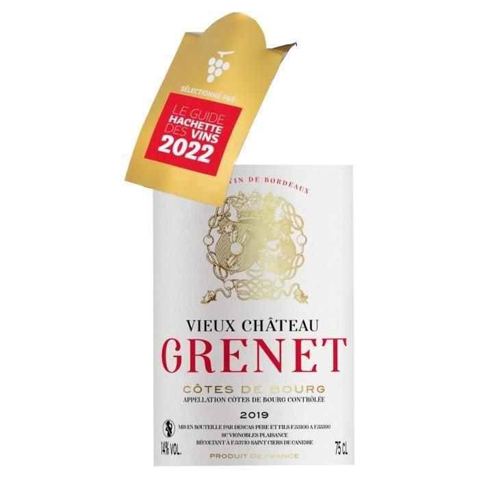 Vieux Château Grenet 2019 Côtes de Bourg - Vino tinto Burdeos 1