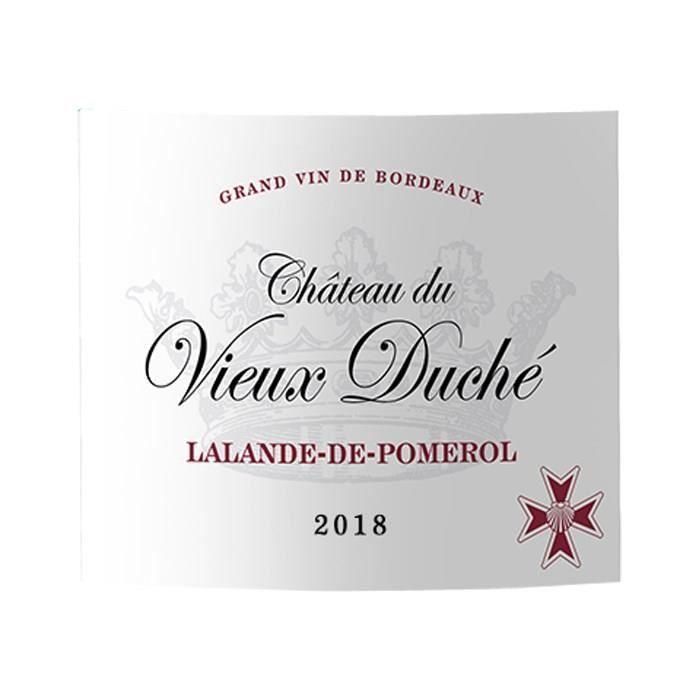 Château Du Vieux Duché 2018 Lalande-de-Pomerol - Vino tinto de Burdeos 1