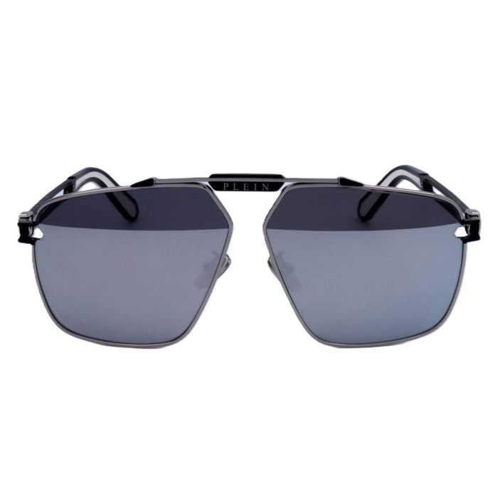 Gafas de Sol Hombre PHILIPP PLEIN SPP049M SHINY PALLADIUM SEMI MATTE BLACK 1 Gafas de Sol Hombre PHILIPP PLEIN SPP049M SHINY PALLADIUM SEMI MATTE BLACK 1