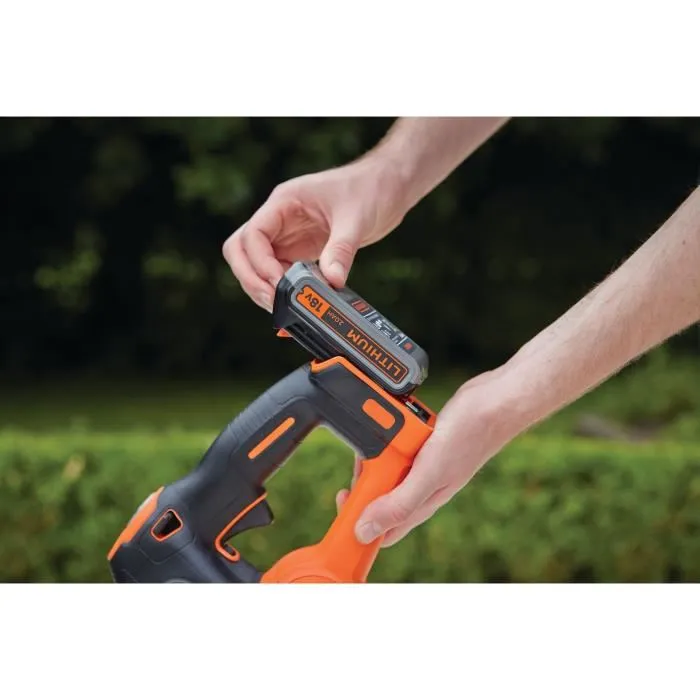 Black+Decker GTC18502PC-QW Cortasetos Inalámbrico 18V 2Ah 50cm 4
