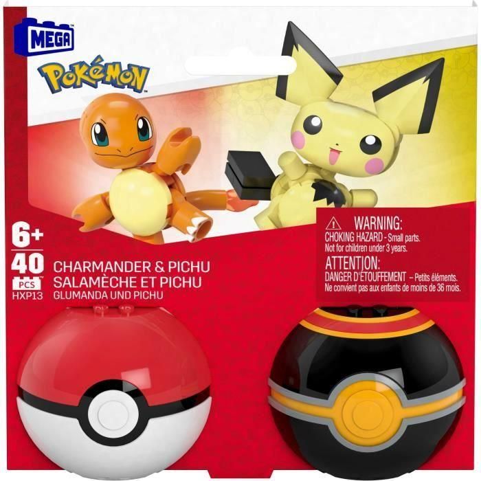 MEGA Pack de 2 Pokebolas de 40 microladrillos (modelo aleatorio) 1 MEGA Pack de 2 Pokebolas de 40 microladrillos (modelo aleatorio) 1