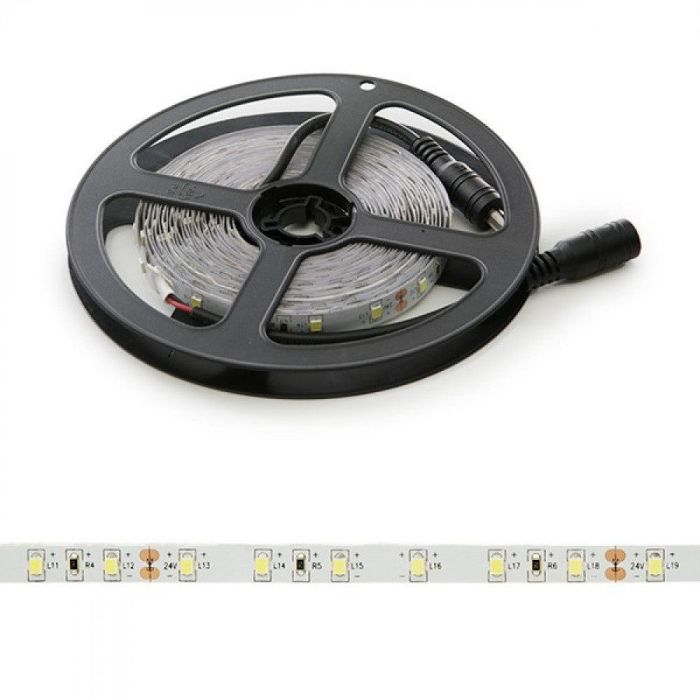 Tira de 300 LEDs 40W 4.000Lm CRI85 6000ºK SMD2835 24VDC IP20 x5M 40.000H [GR-RDT2835-60-24-CW]-Blanco Frío 1