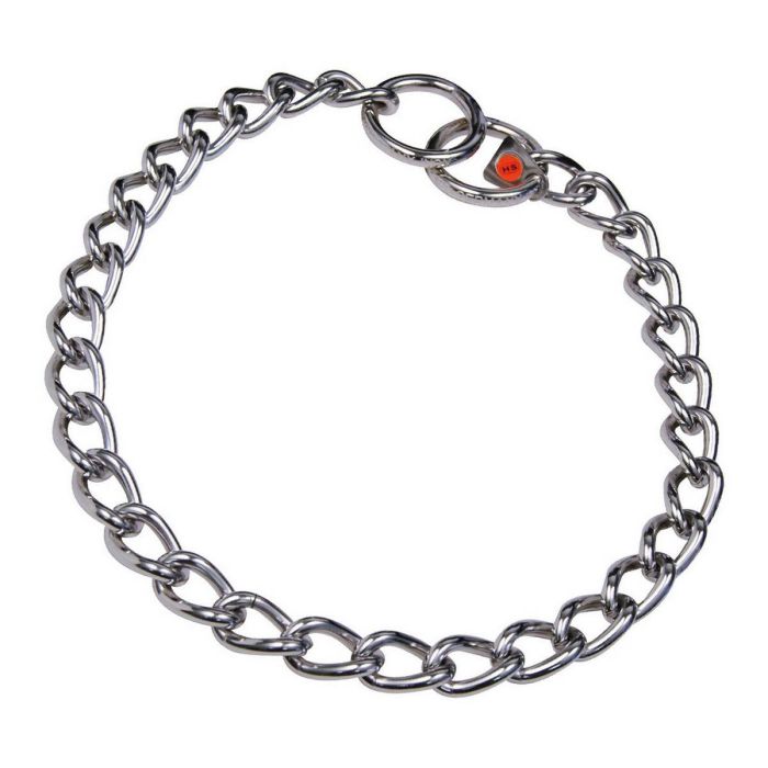 Hs Sprenger Collar Perro Eslabón Retorcido Acero Inoxidable 4 mm x 70 cm. Ideal Razas Pelo Corto, Hasta 90 kg.