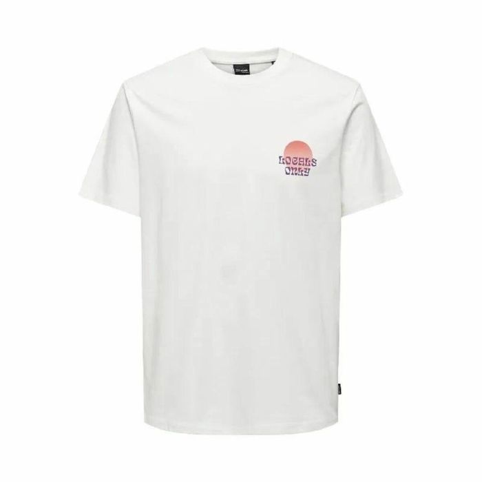 Camiseta de Manga Corta Hombre Only & Sons Onskye Reg Blanco M 0 Camiseta de Manga Corta Hombre Only & Sons Onskye Reg Blanco M 0