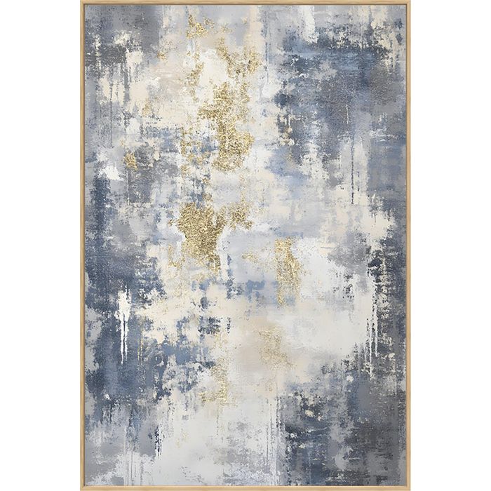 DKD Home Decor Cuadro Moderno Lienzo Oleo Marco Madera 183 x 123 x 4 cm