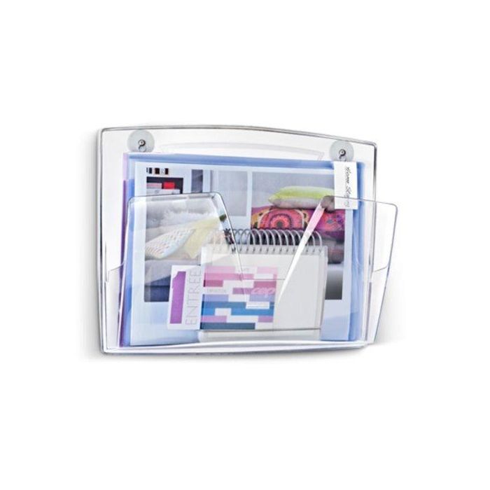 Portadocumentos Mural Cep 170M A4 Horizontal 1 Compartimento Trasera Imantada Transparente