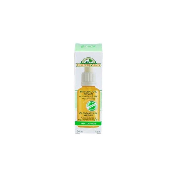 CORPORE SANO Aceite Natural de Argán 30ml - Antioxidante y Regenerador para la Piel Bio