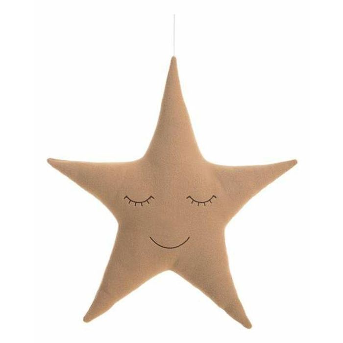 Creaciones Llopis Cojín/Parachoques Estrella Polar Marrón de Poliéster 51 x 51 cm
