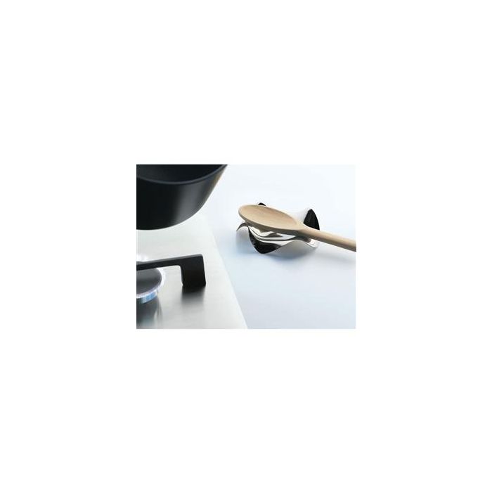 Alessi PG02 BLIP Reposa Cucharas en Acero Inoxidable 18/10, Diseño de Paolo Gerosa 1 Alessi PG02 BLIP Reposa Cucharas en Acero Inoxidable 18/10, Diseño de Paolo Gerosa 1