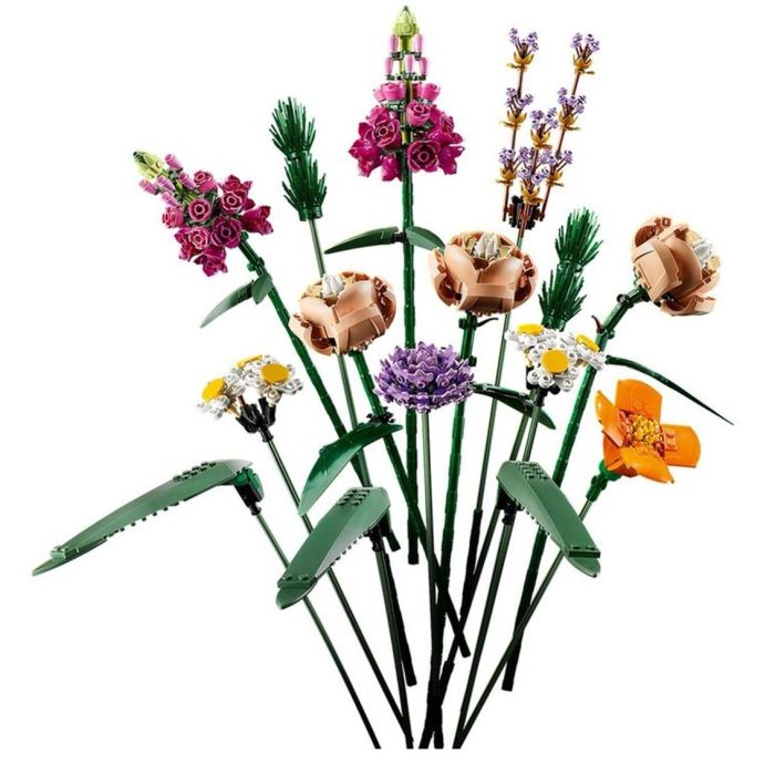 LEGO 10280 Ramo de flores, flores artificiales, kit de decoración de flores para bricolaje, juego para adultos 1