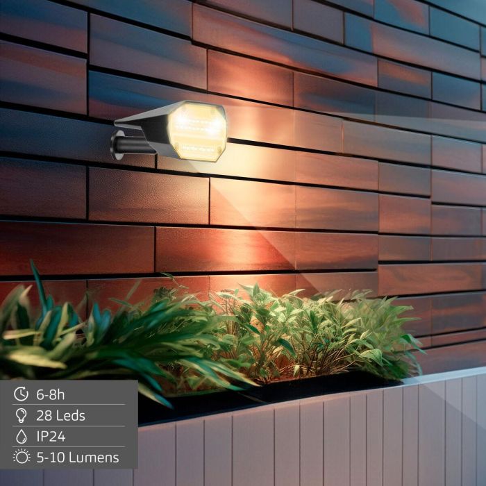 Lámpara solar Aktive 8 x 37 x 11 cm (6 Unidades) 4 Lámpara solar Aktive 8 x 37 x 11 cm (6 Unidades) 4