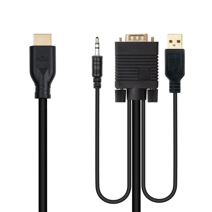 Cable VGA NANOCABLE 10.15.4612 1,8 m Negro 9